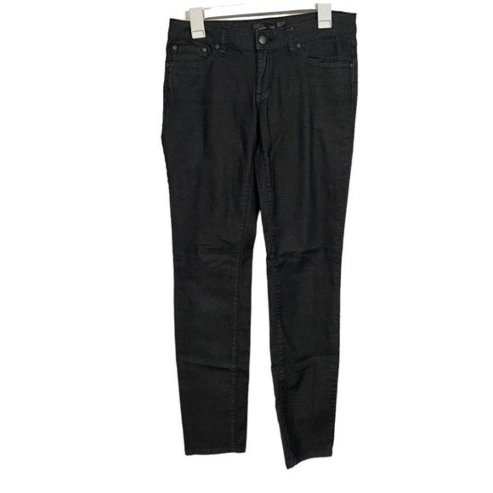 Prana Black Mid Rise Jegging Style Skinny Jeans